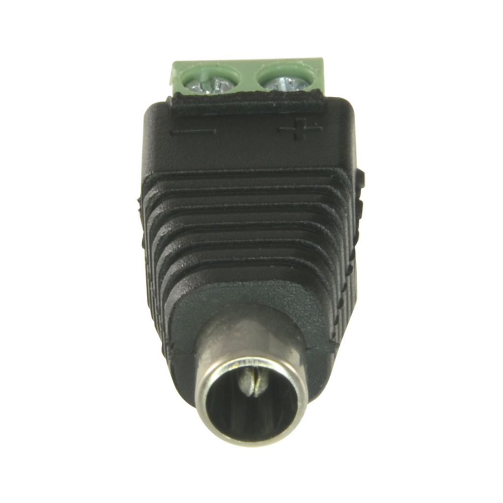 Conector DC Macho con Salida +/- de 2 Terminales.