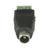 Conector DC Macho con Salida +/- de 2 Terminales.