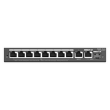 Reyee Switch PoE Cloud Gestionable 8 puertos PoE + 2 Uplink RJ45 + 1 SFP Combo Velocidad de puertos 10/100/1000 Mbps 30W por pue