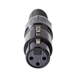 Conector XLR de 3 pines hembra