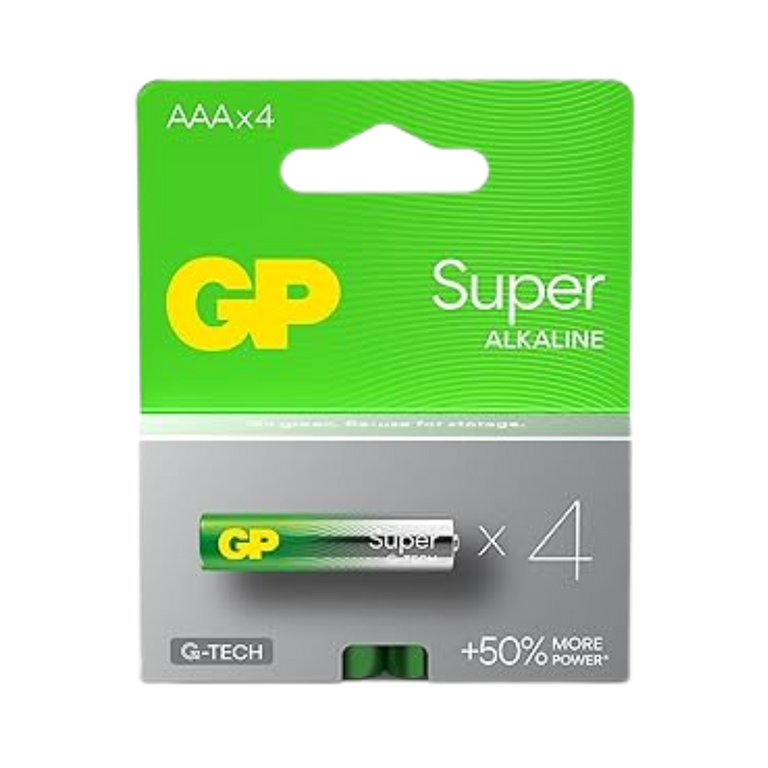 AAA LR03 SUPER ALCALINA 1,5v - Blister 4und.