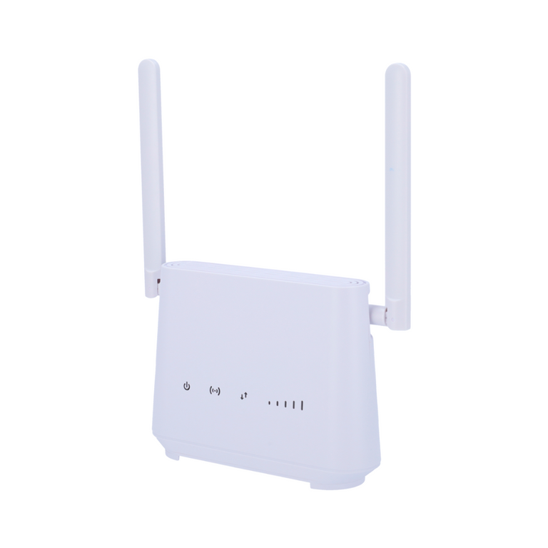 Router 4G Cat 6 Conexión RJ45 10/100/1000 o WiFi 802.11 b/g/n/ac Hasta 64 conexiones WiFi simultáneas (32+32) Batería 7.4V 2000