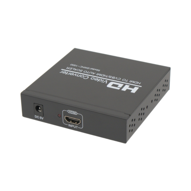 HDMI to Composite AV Video Converter with HDMI Loop-out 1080p