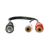 Cable para subwoofer RCA Macho 2x RCA Hembra