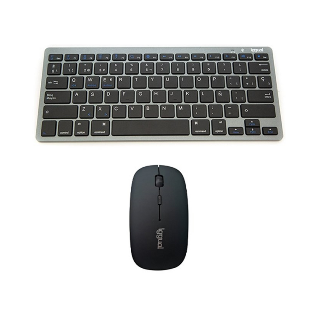 IGGUAL Kit teclado + ratón Bluetooth