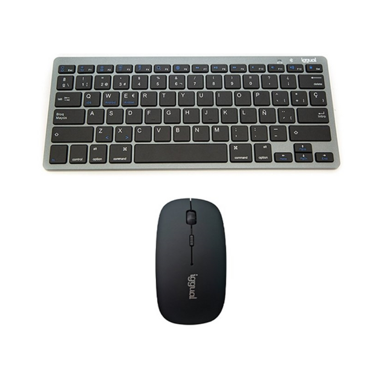IGGUAL Kit teclado + ratón Bluetooth