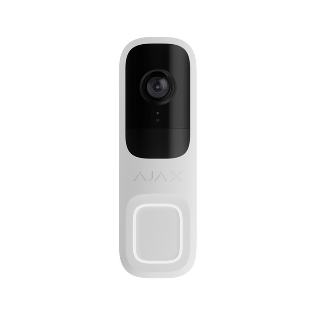 Ajax DoorBell 4MP White Smart Video Intercom