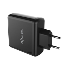 Carregador PD3.0 QC3.0 com 1 porta USB-C de 60 W, preto