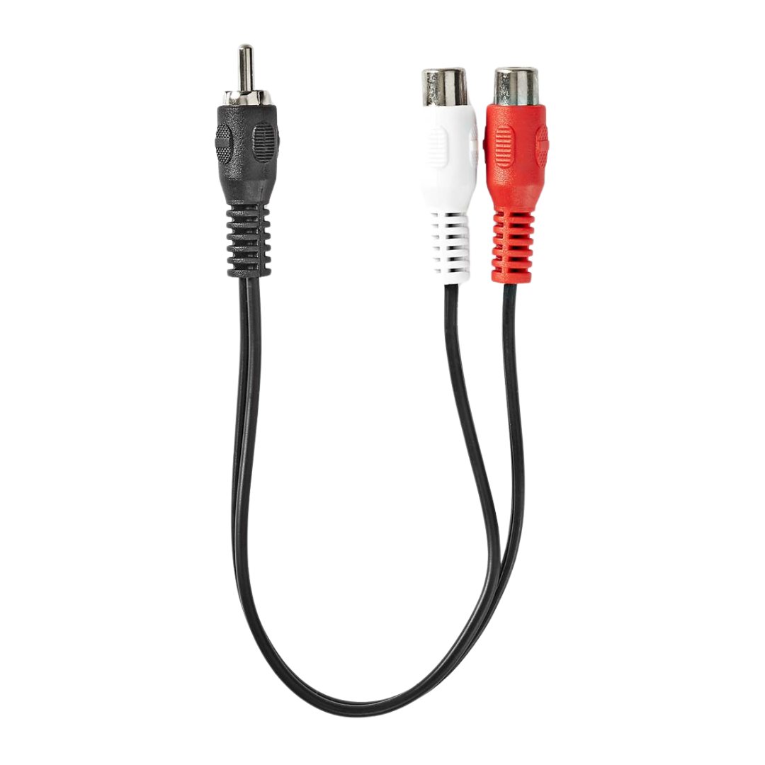 Cable para subwoofer RCA Macho 2x RCA Hembra