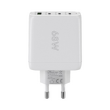Cargador rápido multipuerto USB-C™ PD GaN (68 W) blanco