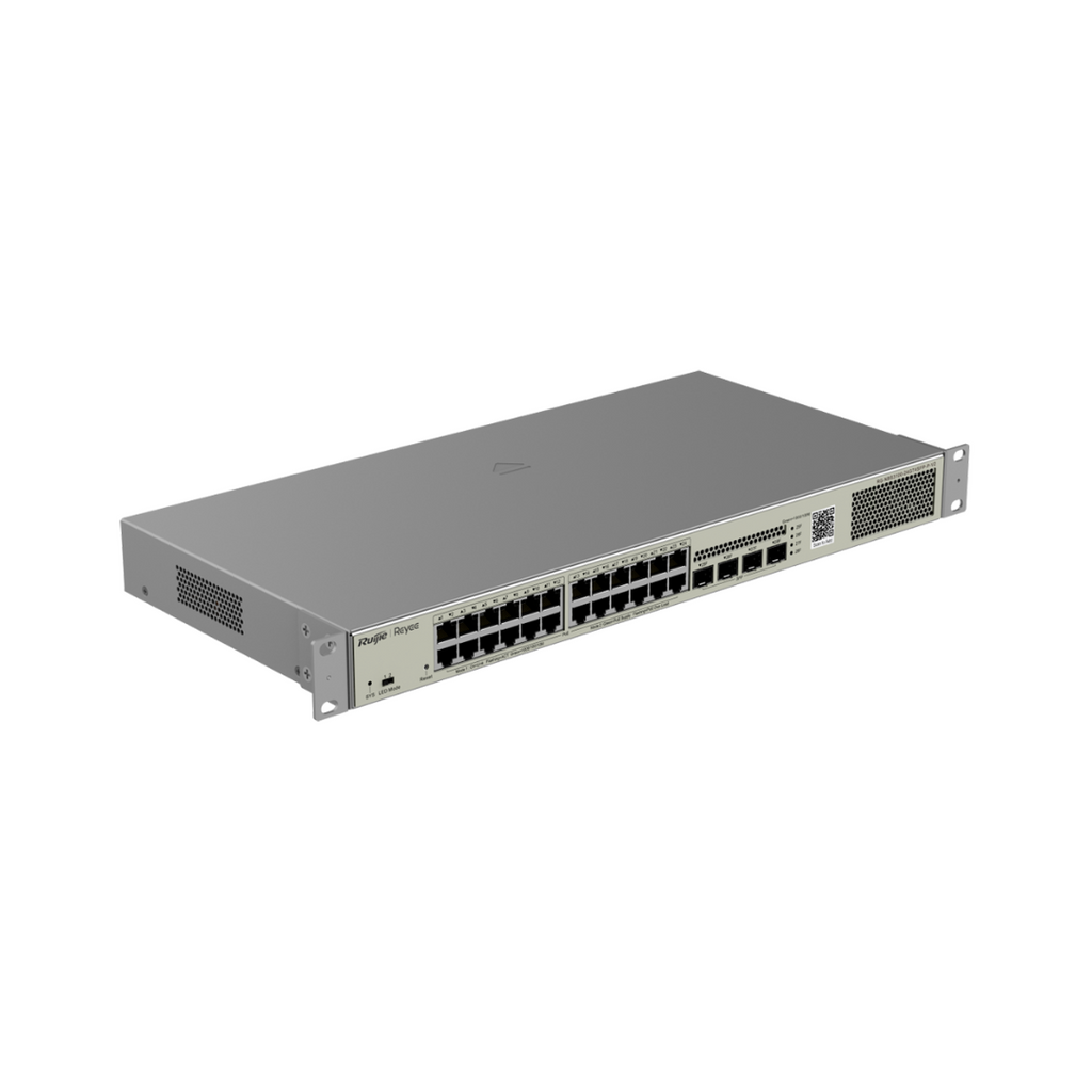 Reyee PoE Switch Cloud Layer 2 24 Gigabit+ PoE ports 4 Gigabit SFP
