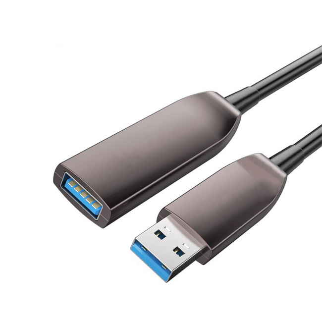 Extensor de fibra ótica USB 3.0, 30 m