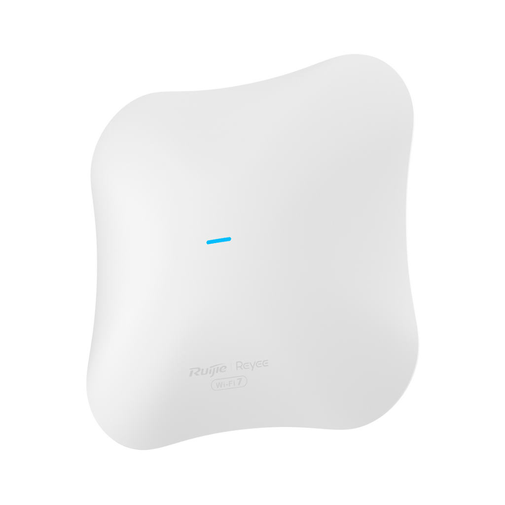 Reyee AP Wi-Fi 7 omnidirecional com frequências de rádio duplas de 2,4 e 5 GHz 
