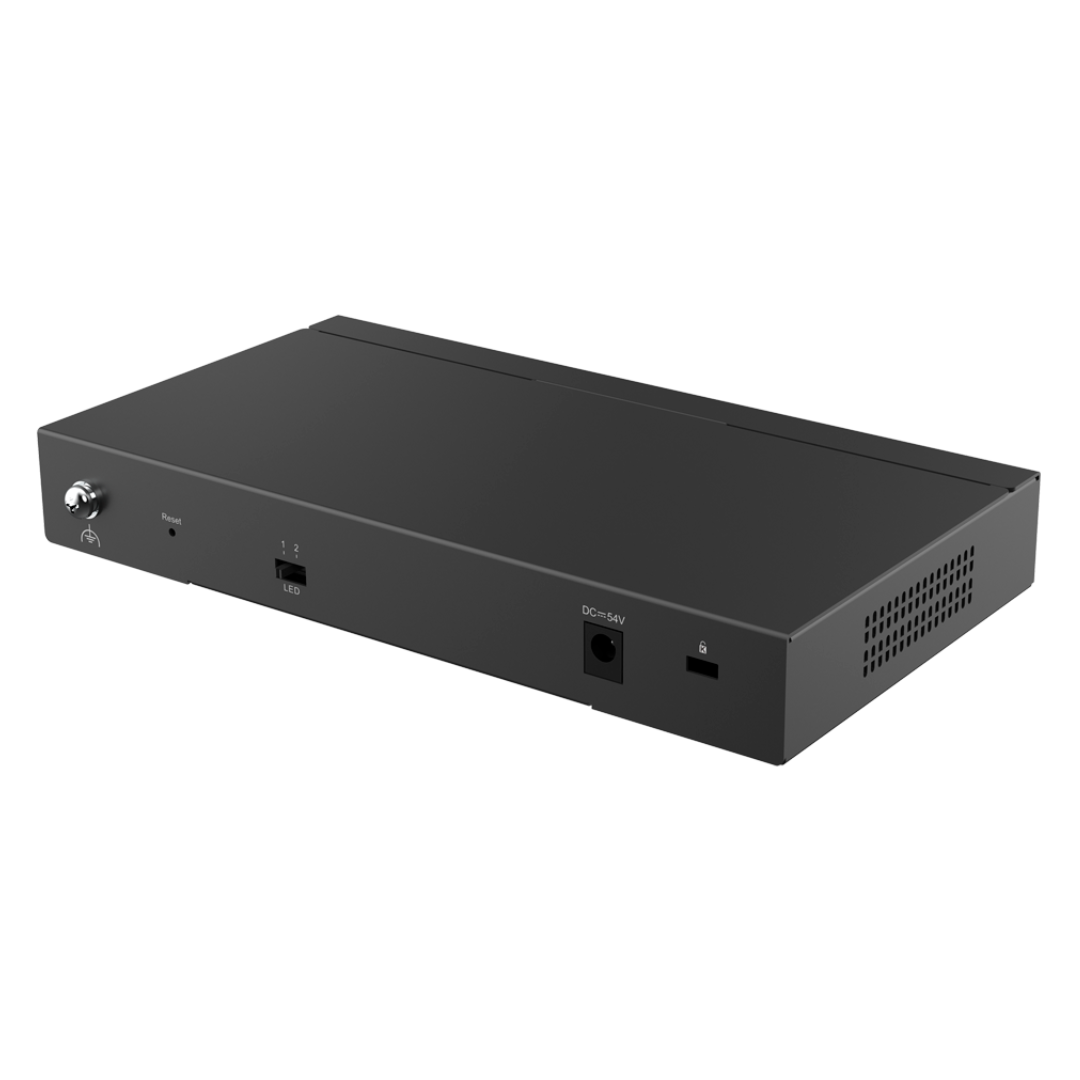 Reyee Switch PoE Cloud Gestionable 8 puertos PoE + 2 Uplink RJ45 + 1 SFP Combo Velocidad de puertos 10/100/1000 Mbps 30W por pue