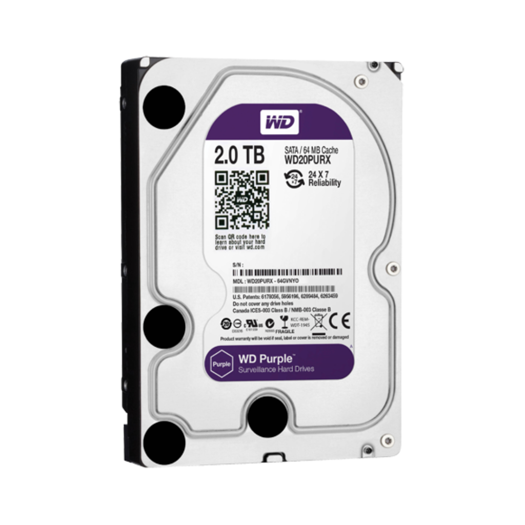Hard Drive - Capacity 2 TB Interface SATA 6 Gb/s