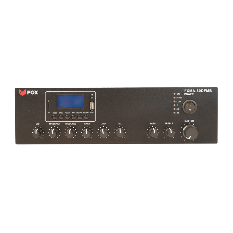 Amplificador 60w Mixing Amplificador DFMBT