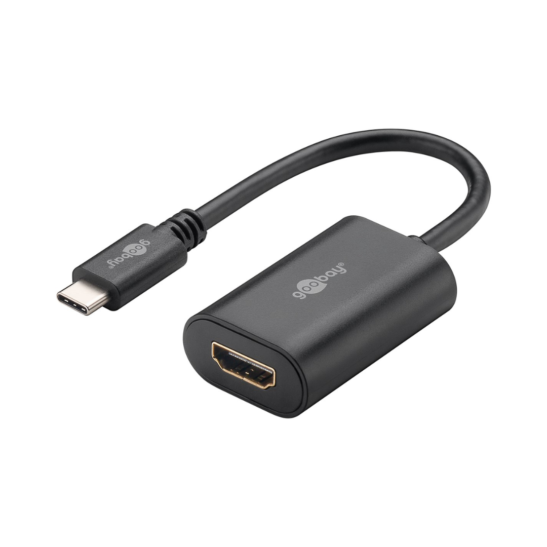 Adaptador Usb-c a Hdmi (4k 60 Hz), Negro USB 3.1 Tipo C