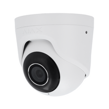 Cámara IP turret 5MP lente 4 mm PoE IR 50 m Ajax TurretCam blanca