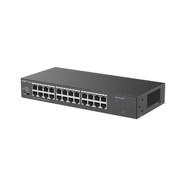 Switch 24 Gigabit Ports Metal Rackmount RG-ES124G-L Reyee