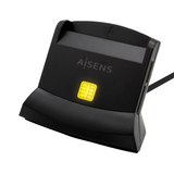 Lector de Tarjeta Inteligente DNI USB-C con lector de tarjetas SIM, SD, Micro SD, MMC, RS-MMC, MMC Micro | Negro