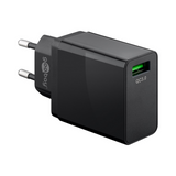 Cargador rápido USB QC 3.0 (18 W) Negro