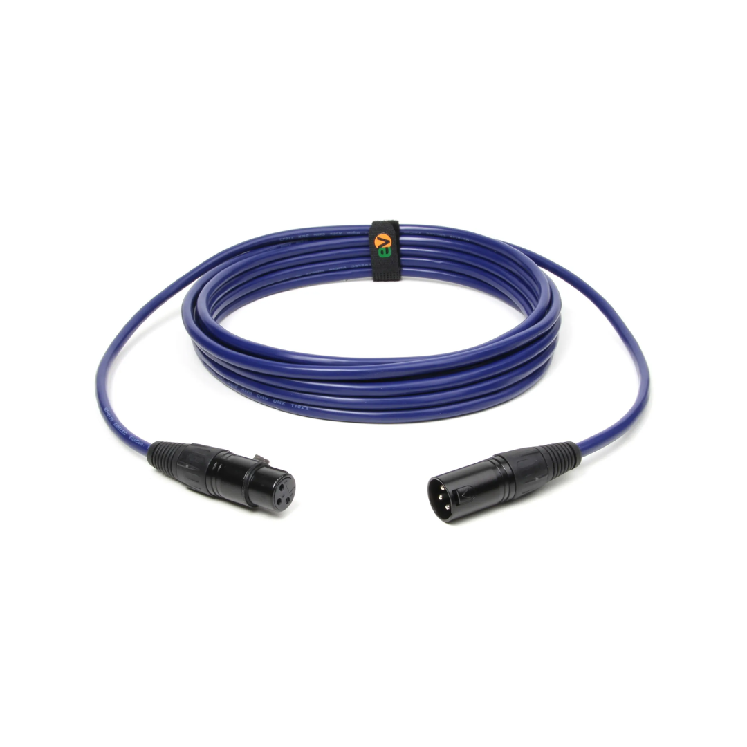 Cable Digital DMX XLR M 3 pins / XLR H 3 pins, 1,5m
