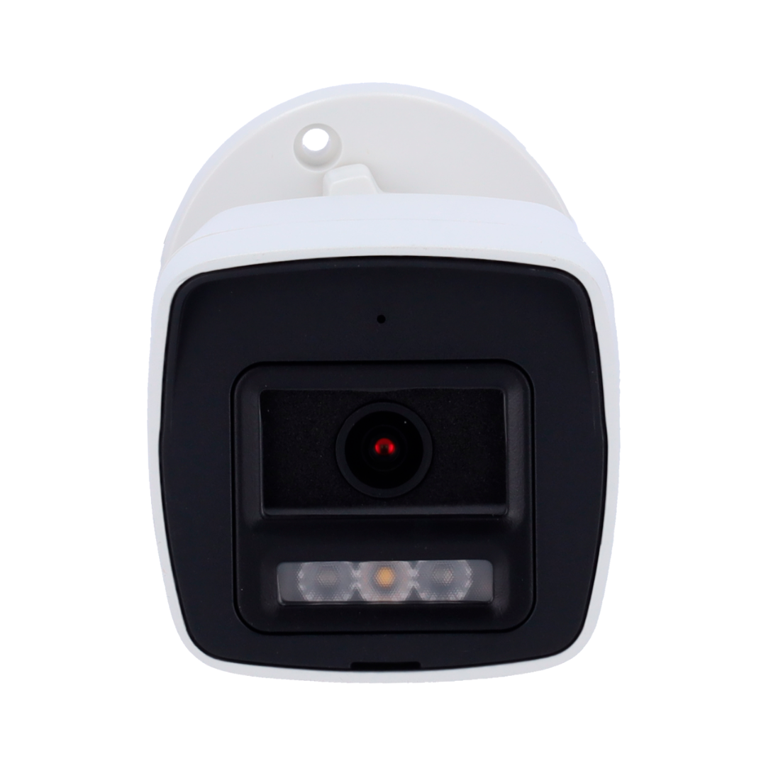 Cámara Bullet IP Hikvision 4 MP | Lente 2.8 mm | microSD IR 30 m | WDR 120 dB | Micrófono integrado PoE | H.265+| IP67 | Detección de movimiento 2.0