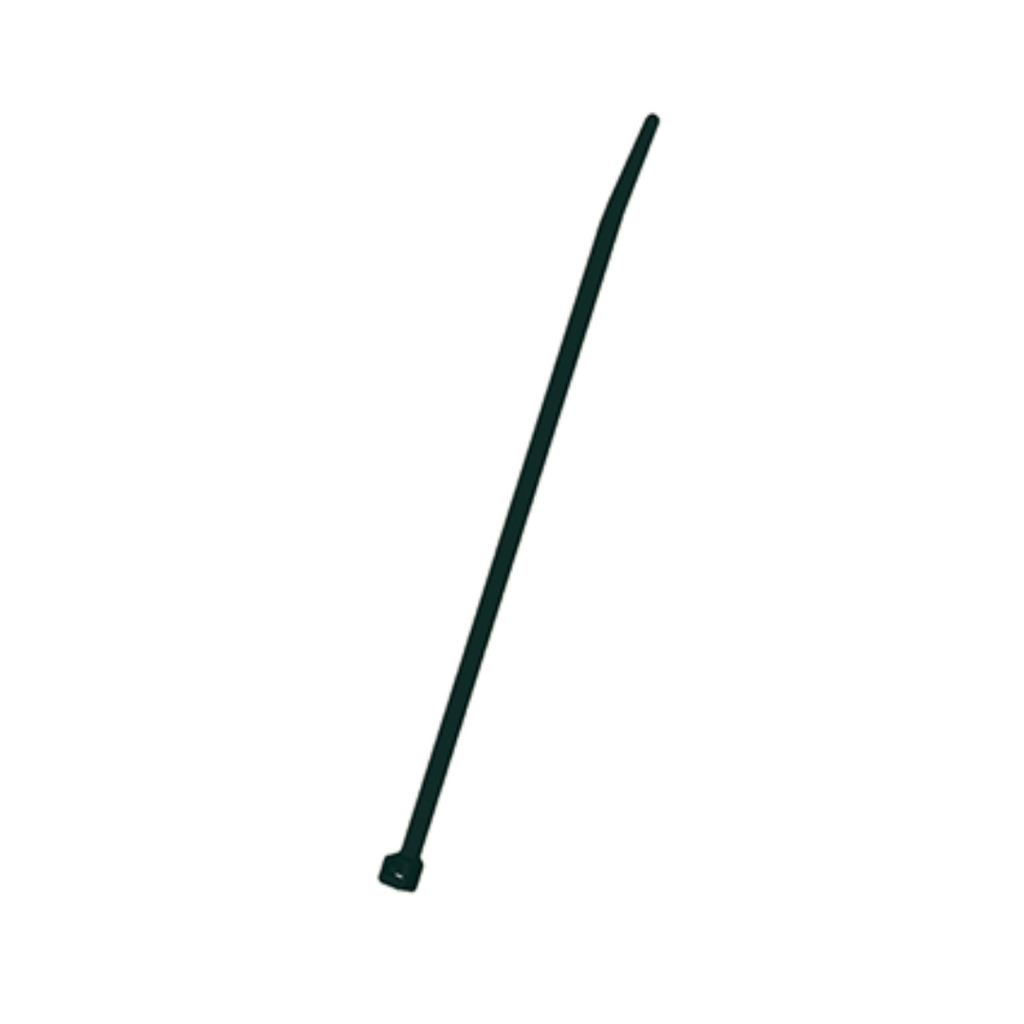 Cable tie for indoor and outdoor use 4.8x188 mm Black 100u