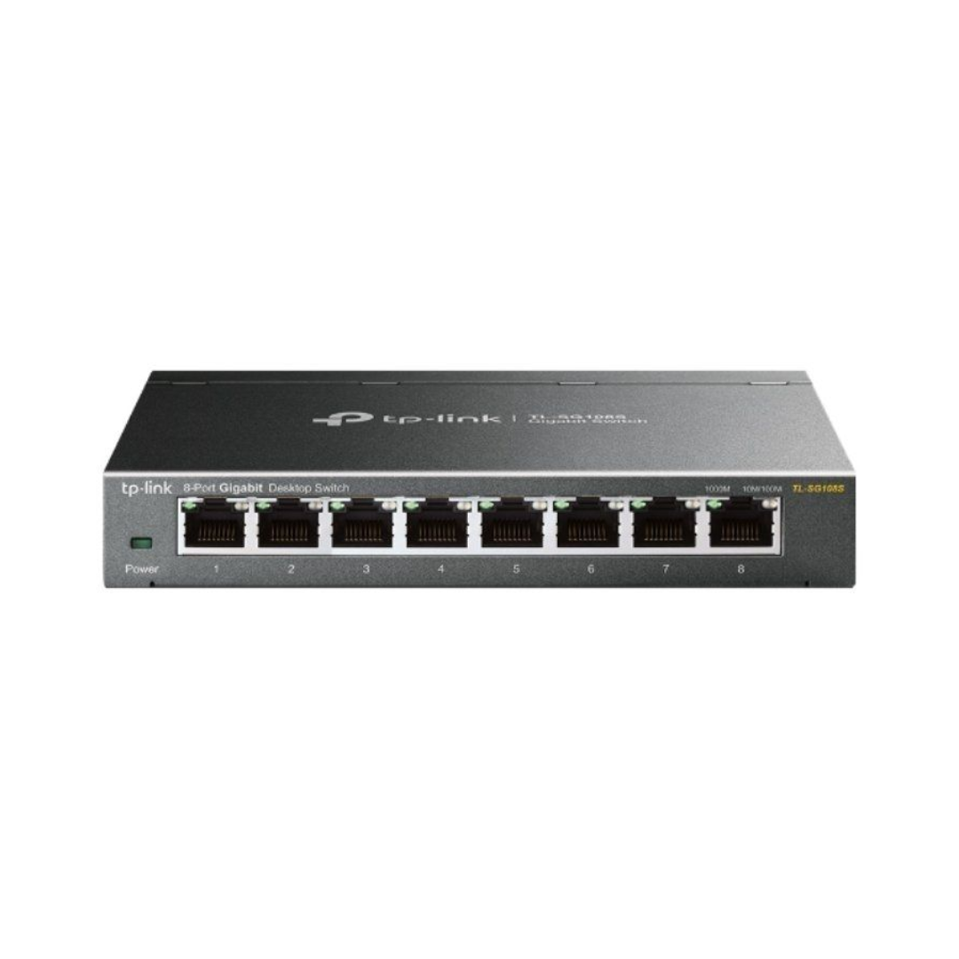 Switch TP-Link TL-SG108S 8 Puertos/ RJ-45 10/100/1000 IGMP