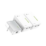 Adaptador Powerline TP-Link WPA4220TKit 500Mbps/ Alcance 300m/ Pack de 3