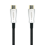 Cable HDMI V2.0 AOC (Active Optical Cable) premium alta velocidad/ HEC 4K 60HZ 18GBPS, A/M-A/M, negro, 20 metros