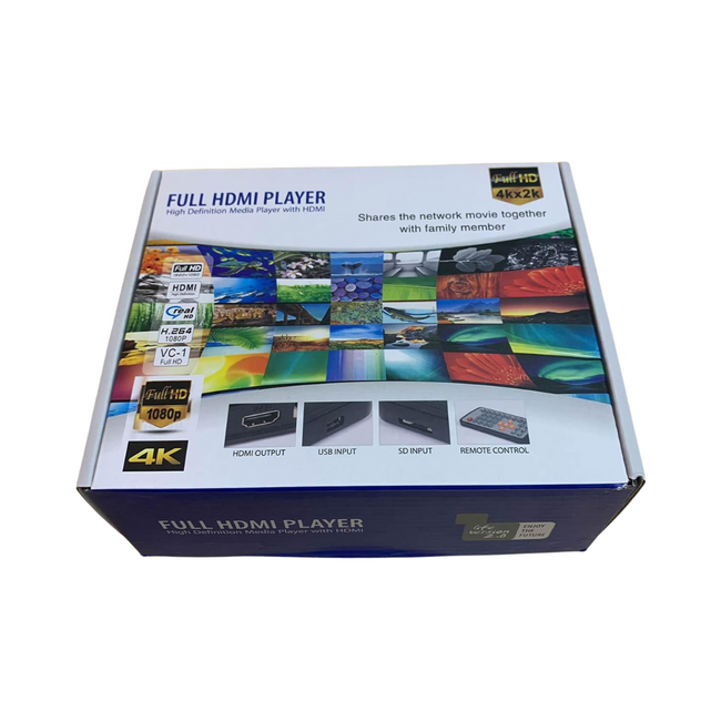 Reproductor Media Player 4K HD