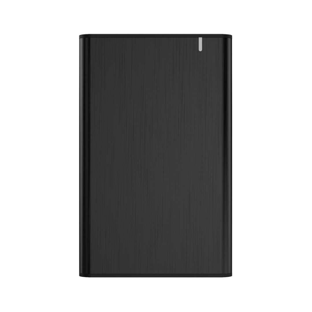 Caixa externa de 2,5" para discos rígidos SATA I, II e III de 9,5 mm com ligação USB 3.0/USB 3.1 Gen1.