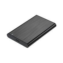 Caixa externa de 2,5" para discos rígidos SATA I, II e III de 9,5 mm com ligação USB 3.0/USB 3.1 Gen1.
