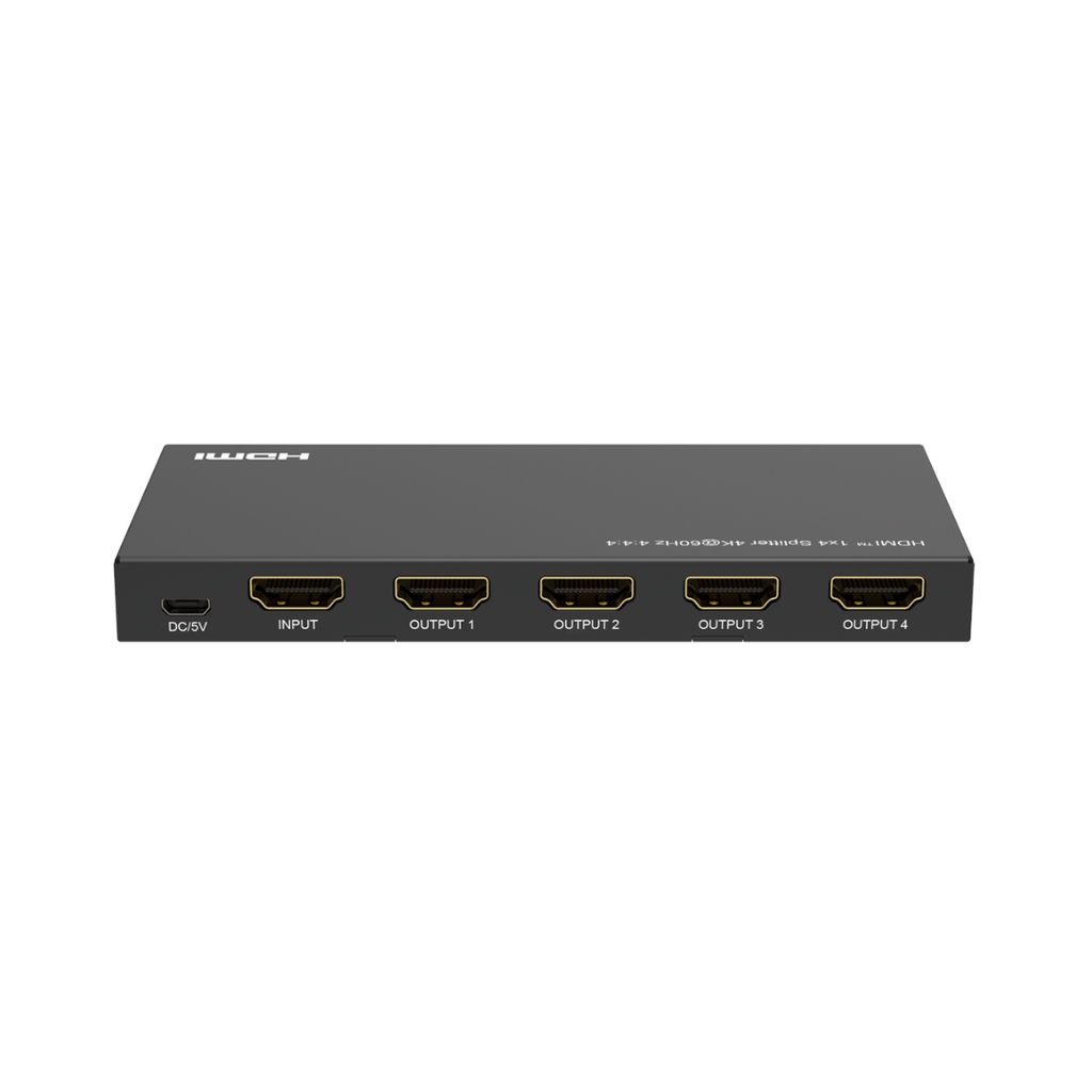 Splitter HDMI 1X4  4k60hz  Funcion EDID HDCP 2.2 5W