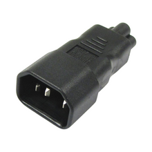 IEC-60320 C5 TO C14 CONNECTOR ADAPTER