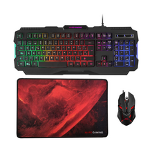 Keyboard + Optical Mouse + Mousepad Pack 