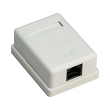 Caja superficie 1 RJ45 Cat6 UTP blanco
