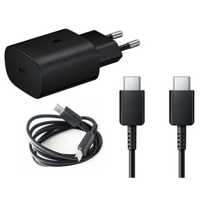 Carregador de parede Samsung USB-C 3A preto