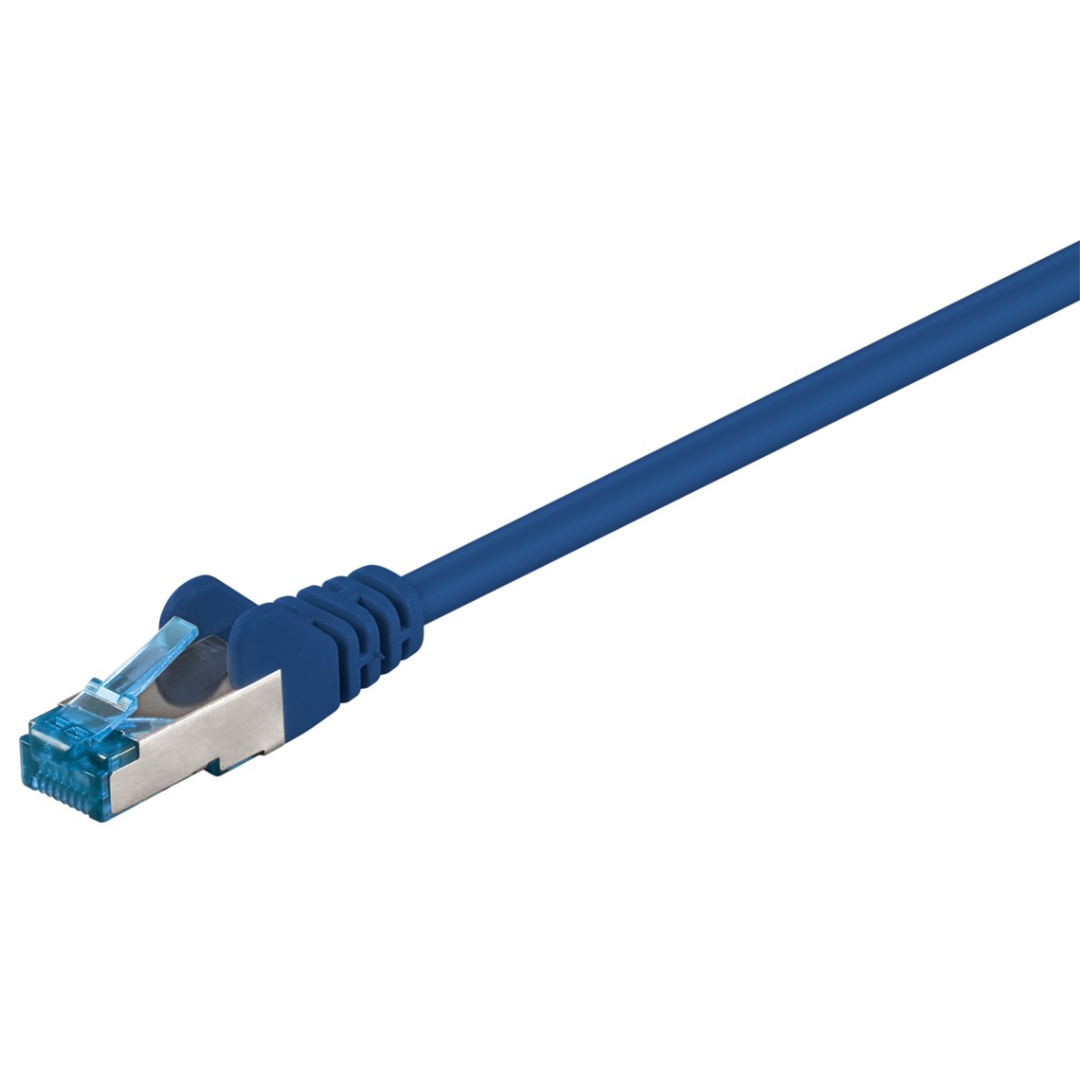 Cable de conexión S/FTP Cat6A LSZH AZUL 2 metros
