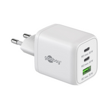 Cargador rápido USB-C™ PD GaN Multiport Nano (65 W) blanco