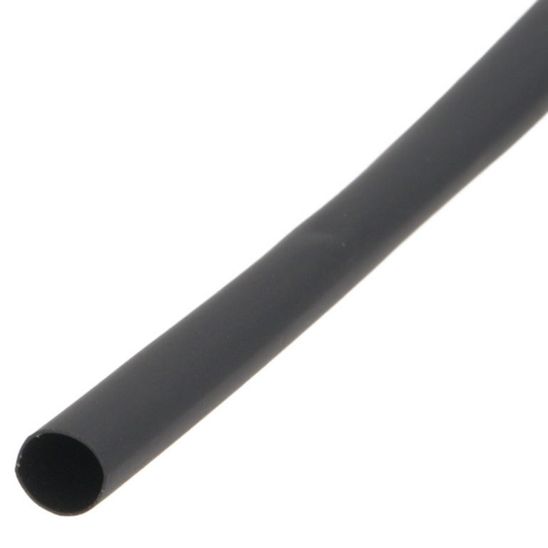 Heat shrink tubing 1.2m 2:1 6.4mm black | Halogen-free and flame-retardant polyolefin x25 