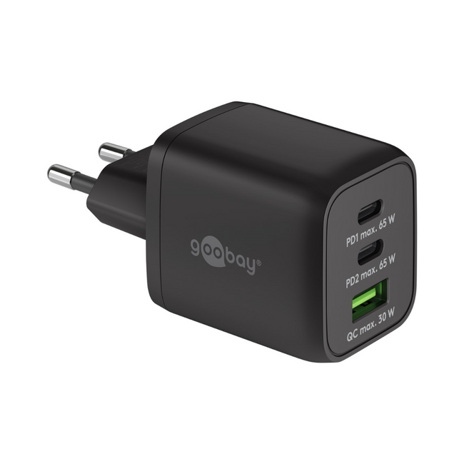 Cargador rápido USB-C™ PD GaN Multiport Nano (65 W)