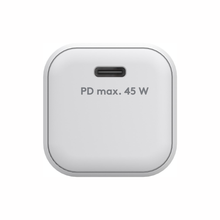 Carregador rápido GaN Nano USB-C PD (45 W) Branco