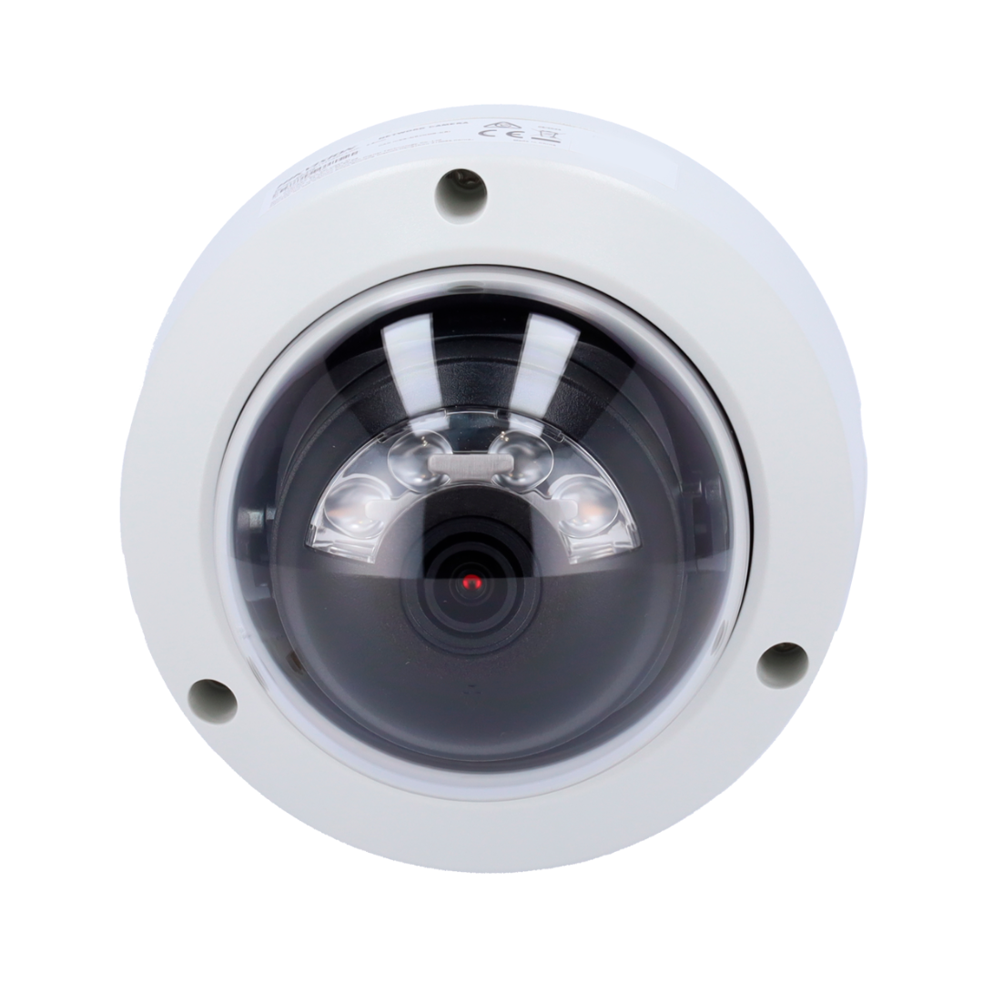 Cámara Domo IP Hikvision Gama Value 4 MP |  Lente 2.8 mm | Micrófono integrado IR 30 m | WDR 120 dB | ColorVu PoE | H.265+ | IP67