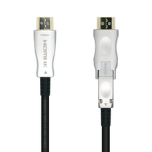 AOC HDMI V2.0 Cable (Active Optical Cable) Detachable Premium High Speed ​​/ HEC 4k@60hz 4:4:4 18gbps, A/md/a/m, Black, 20M