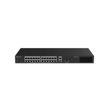 Switch PoE inteligente con gestión en la nube y 28 puertos Gigabit