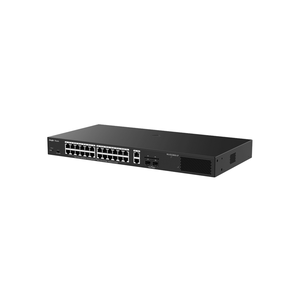 Switch PoE inteligente con gestión en la nube y 28 puertos Gigabit