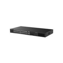 Switch PoE inteligente con gestión en la nube y 28 puertos Gigabit