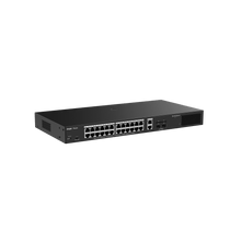 Switch PoE inteligente con gestión en la nube y 28 puertos Gigabit